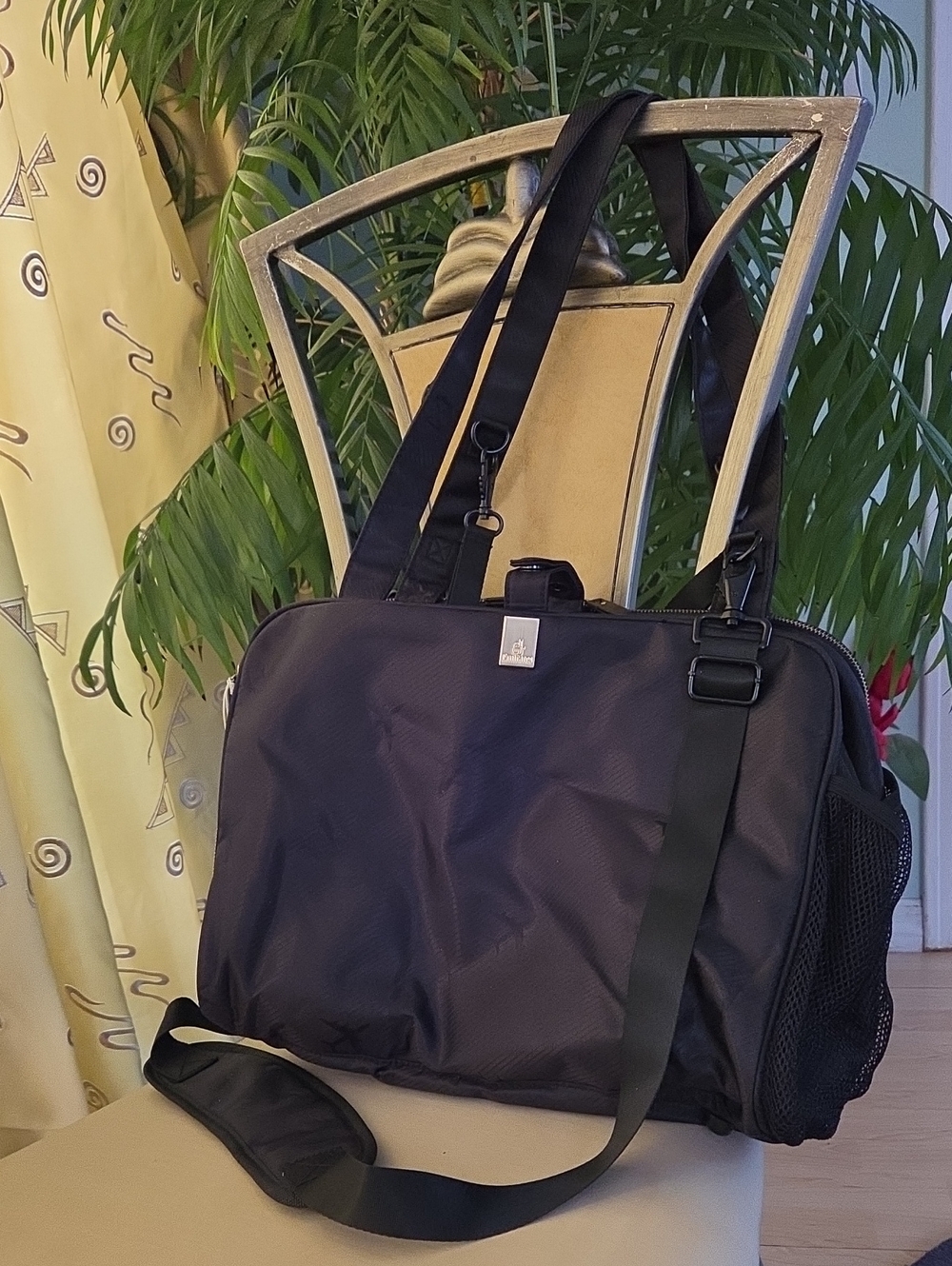 Men's Black Laptop Shoulder Bag with Adjustable Strap ❤️